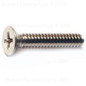 Midwest Fastener #10-24 x 1 in. Flat Head Machine Screws, 5-Packimage