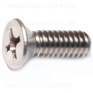 Midwest Fastener 1/4-20 x 3/4 in. Flat Machine Screwsimage
