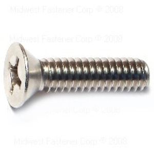 Midwest Fastener 1/4 in.-20 x 1 in. Flat Head Machine Screwsimage