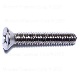 Midwest Fastener 1/4-20 x 1-1/2 in. Flat Head Phillips Machine Screws, 5-Packimage