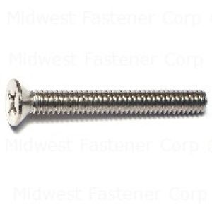 Midwest Fastener 1/4-20 x 2 in. Flat Head Phillips Machine Screws, 5-Packimage