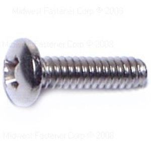 Midwest Fastener #6-32 x 1/2 in. Pan Head Phillips Machine Screws, 5-Packimage