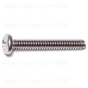 Midwest Fastener #6-32 x 1 in. Pan Head Phillips Machine Screws, 5-Packimage