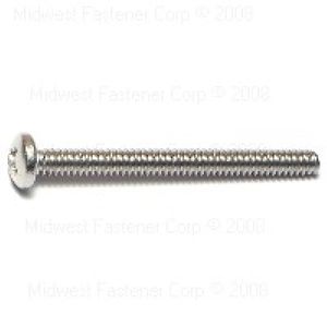 Midwest Fastener #6-32 x 1-1/2 in. Pan Head Machine Screw, 5-Packimage