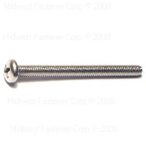 Midwest Fastener #8-32 x 2 in. Pan Head Machine Screws, 5-Packimage