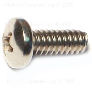 Midwest Fastener #10-24 x 1/2 in. Pan Head Machine Screws, 5-Packimage