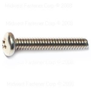 Midwest Fastener #10-24 x 1-1/4 in. Pan Head Phillips Machine Screws, 5-Packimage
