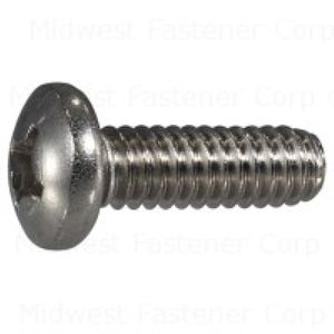 Midwest Fastener 1/4-20 x 3/4 in. Pan Head Machine Screws, 5-Packimage