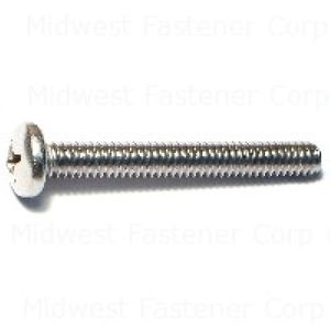 Midwest Fastener 1/4 in.-20 x 2 in. Pan Head Machine Screwsimage