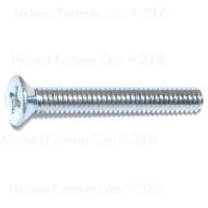 Midwest Fastener #8-32 x 1-1/4 in. Flat Head Machine Screw with Nuts, 5-Packimage