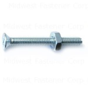 Midwest Fastener #8-32 x 1-1/2 in. Flat Head Machine Screws with Nuts, 5-Packimage