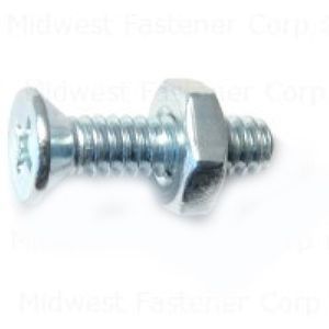 Midwest Fastener #10-24 x 3/4 in. Flat Head Machine Screw with Nuts, 5-Packimage