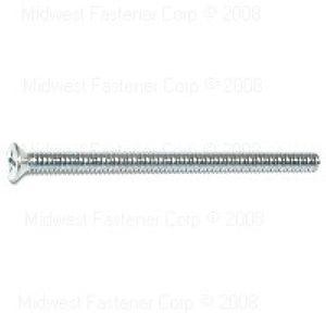Midwest Fastener #10-24 x 3 in. Flat Head Machine Screw with Nutsimage