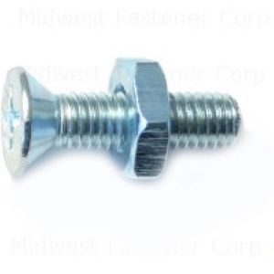 Midwest Fastener #10-32 x 3/4 in. Flat Head Machine Screw with Nutsimage