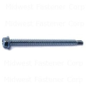 Midwest Fastener #12 x 3 in. Hex Head Self-Drilling Screwsimage