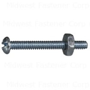 Midwest Fastener #6-32 x 1-1/4 in. Combo Round Head Machine Screwsimage
