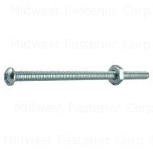 Midwest Fastener #8-32 x 3 in. Combo Round Head Machine Screws, 5-Packimage