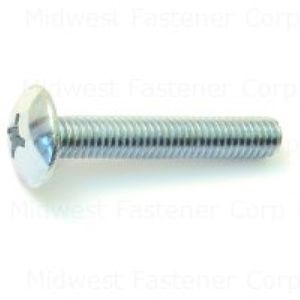 Midwest Fastener 6-32 x 1 in. Flat Head Phillips Machine Screw with Nutsimage