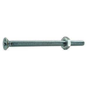 Midwest Fastener #8-32 x 2-1/2 in. Flat Head Machine Screw with Nutsimage