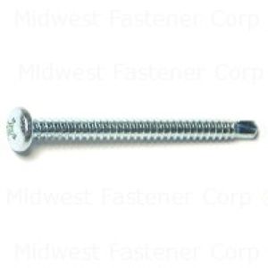 Midwest Fastener #8 x 2 in. Pan Head Self-Drilling Screws, 5-Packimage