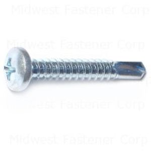 Midwest Fastener #10 x 1 in. Pan Head Self-Drilling Screwsimage