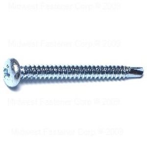 Midwest Fastener #10 x 2 in. Pan Head Self-Drilling Screws, 5-Packimage