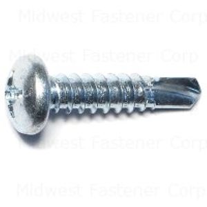 Midwest Fastener #12 x 1 in. Pan Head Phillips Self-Drilling Screws, 5-Packimage