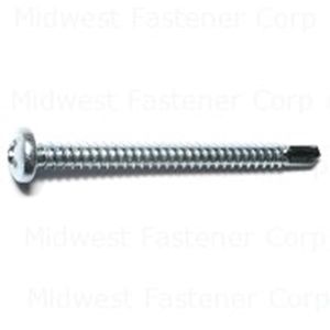 Midwest Fastener #12 x 2-1/2 in. Phillips Pan Head Self-Drilling Screws, 5-Packimage