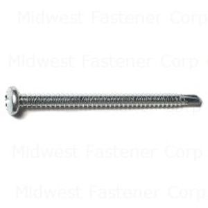 Midwest Fastener #12 x 3 in. Pan Head Self-Drilling Screws, 5-Pieceimage
