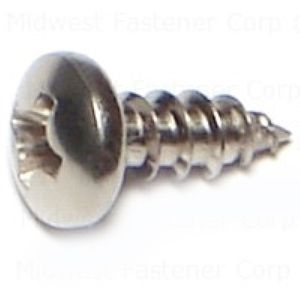 Midwest Fastener #6 x 3/8 in. Pan Head Sheet Metal Screws, 5-Packimage