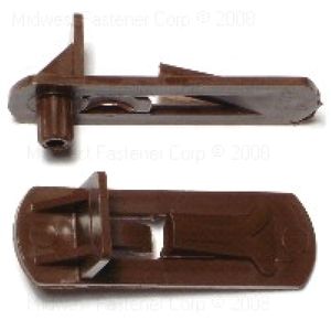 Midwest Fastener 1/4 in. Brown Locking Shelf Support, 5-Packimage