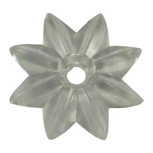 Midwest Fastener 1-1/2 in. Clear Rosette with Screwimage