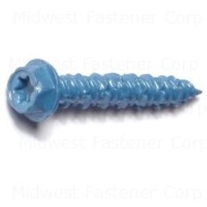 Midwest Fastener 3/16 in. x 1-1/4 in. TorqueMaster Hex Star Concrete Screw, 100-Packimage