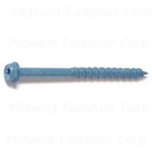 Midwest Fastener 1/4 in. x 3-1/4 in. TorqueMaster Hex Head Star Drive Concrete Screwimage