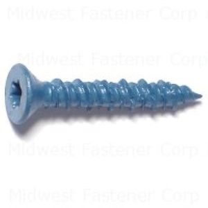 Midwest Fastener 3/16 in. x 1-1/4 in. TorqueMaster Star Flat Head Masonry Screwimage