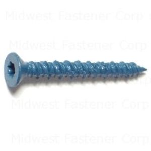 Midwest Fastener 3/16 in. x 1-3/4 in. TorqueMaster Star Flat Head Masonry Screwimage