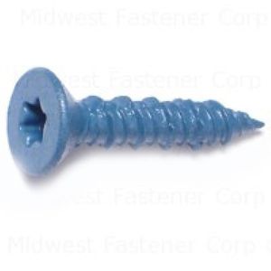 Midwest Fastener 1/4 in. x 1-1/4 in. TorqueMaster Star Flat Head Masonry Screwimage