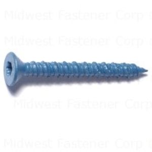 Midwest Fastener 1/4 in. x 2-1/4 in. TorqueMaster Star Drive Flat Head Masonry Screwimage