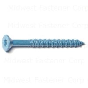 Midwest Fastener 1/4 in. x 2-3/4 in. TorqueMaster Flat Head Star Drive Masonry Screwimage