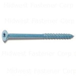 Midwest Fastener TorqueMaster 1/4 in. x 4 in. Flat Star Masonry Screwimage
