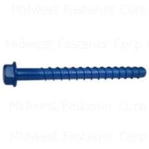 Midwest Fastener 1/2 in. x 6 in. Torquemaster Hex Head Concrete Screwimage
