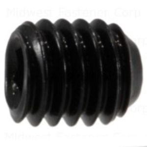 Midwest Fastener #8-36 x 3/16 in. Black Oxide Socket Set Screw, 8-Packimage