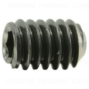 Midwest Fastener 1/4-20 x 3/8 in. Black Oxide Socket Set Screwimage