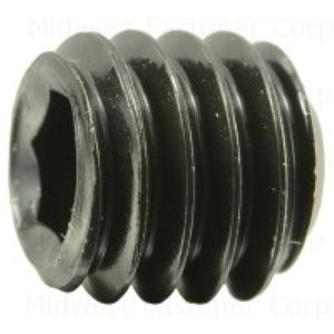 Midwest Fastener 5/16-18 x 5/16 in. Black Oxide Socket Set Screw, 6-Packimage