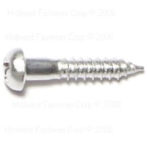 Midwest Fastener #6 x 3/4 in. Round Head Wood Screwsimage