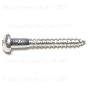 Midwest Fastener #8 x 1-1/4 in. Round Head Wood Screws, 20-Packimage