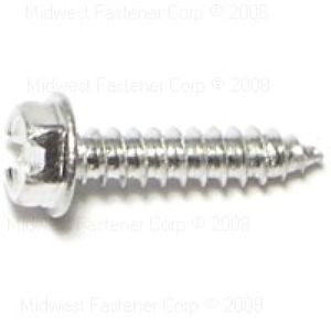 Midwest Fastener #8 x 3/4 in. Slotted Hex Washer Head Sheet Metal Screws, 20-Packimage