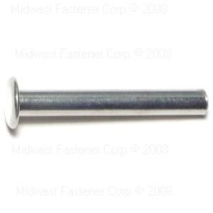 Midwest Fastener #8-32 x 1-1/2 in. Aluminum Binding Posts, 20-Packimage