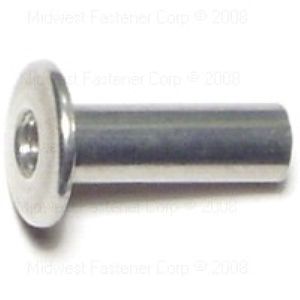 Midwest Fastener #8-32 x 5/8 in. Two-Sided Aluminum Binding Postimage