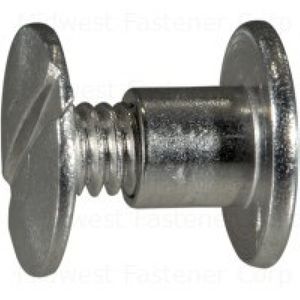 Midwest Fastener 3/16 in. Aluminum Screw Post with Screwsimage
